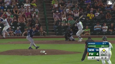 Rosman Verdugo singles on a ground ball to left fielder Andrew Sojka. Luke Cantwell scores.