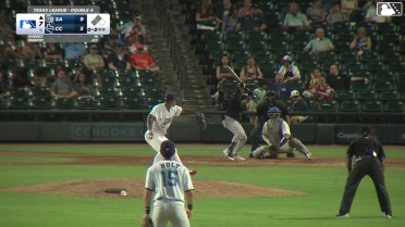 Kai Murphy singles on a sharp line drive to right fielder Lucas Spence. Romeo Sanabria scores. Tirso Ornelas to 3rd.