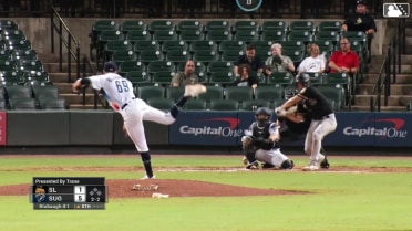 A.J. Blubaugh's seventh strikeout