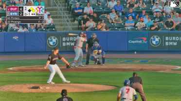 Yohendrick Piñango singles on a line drive to center fielder Luis Robert Jr. Jay Harry scores. Josh Kasevich to 2nd.
