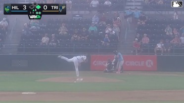 Yassel Soler homers (8) on a fly ball to left field. Kayson Cunningham scores.
