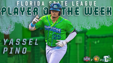 Tortugas' Yassel Pino earns Florida State League Player of the Week