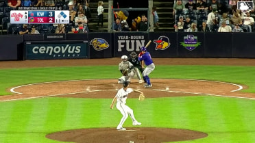 James Triantos grounds into a double play, pitcher Ricky Vanasco to second baseman Andrew Navigato to first baseman Chris Meyers. Chas McCormick out at 2nd. James Triantos out at 1st.
