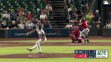 Ronny Simon homers (7) on a fly ball to left field.