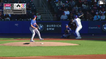 CJ Van Eyk In play, run(s) to Eric Wagaman