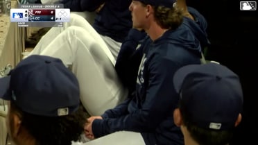 Max Wagner homers (4) on a fly ball to left field.