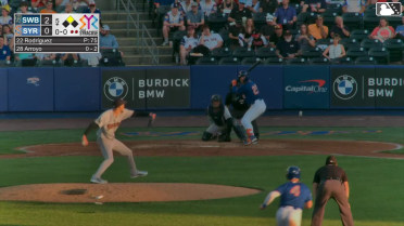 Christian Arroyo homers (6) on a fly ball to center field. Jackson Cluff scores.
