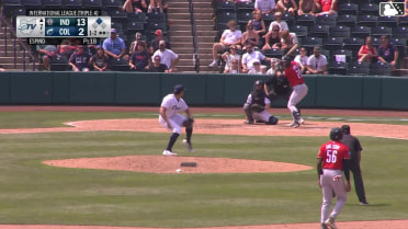Nick Cimillo strikes out swinging.