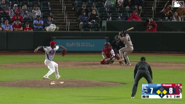 Randel Clemente Swinging Strike to Trevor Austin