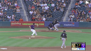 Marcos Castañon singles on a ground ball to left fielder Drew Avans. Will Wagner scores. Mason McCoy to 3rd.