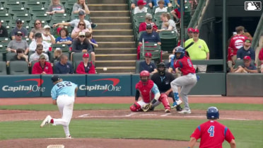 Darren McCaughan In play, run(s) to Justin Dean