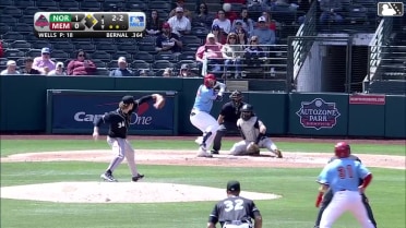 Levi Wells In play, run(s) to Leo Bernal