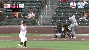 Kyren Paris homers (12) on a fly ball to center field.