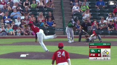 Zyhir Hope's two-run home run