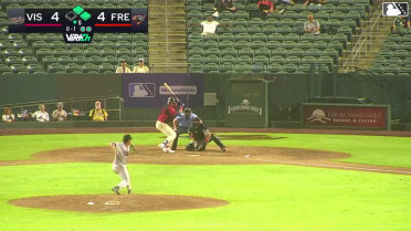 Ronny Ugarte homers (1) on a fly ball to center field. Derek Bernard scores. Aidan Redahan scores.
