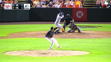 Brandon Downer Swinging Strike to Josh Moylan