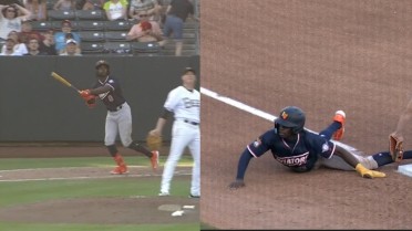 Lawrence Butler records three hits and two steals