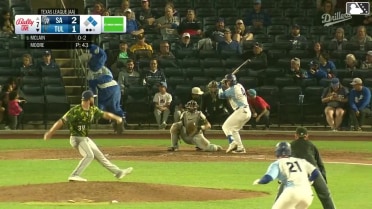 Sean McLain singles on a line drive to left fielder Tirso Ornelas. Griffin Lockwood-Powell scores. Chris Newell to 2nd.