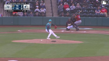 Corey Julks homers (6) on a fly ball to left center field. Max Clark scores.