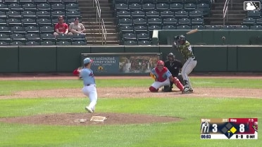 Alex McCoy homers (3) on a fly ball to left center field. Braedon Karpathios scores.