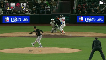 Buddy Kennedy homers (1) on a fly ball to left field. Nate Furman scores. Bryce Eldridge scores.