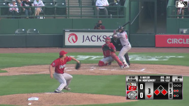Myles Naylor grounds into a double play, shortstop Justin DeCriscio to second baseman Rosman Verdugo to first baseman Kerrington Cross. Jared Sprague-Lott out at 2nd. Myles Naylor out at 1st.