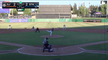 Cam Maldonado homers (11) on a fly ball to left center field. Isaiah Barkett scores.
