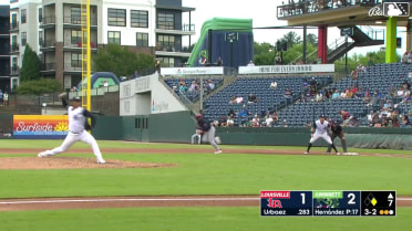 Elieser Hernández In play, run(s) to Francisco Urbaez