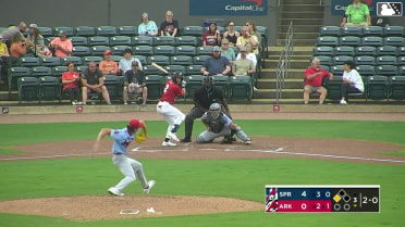 Sammy Siani out on a sacrifice fly to center fielder Zach Levenson. Bill Knight scores.