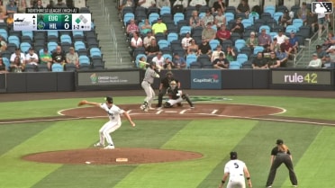 Walker Martin grounds out, second baseman José Mejía to first baseman Kenny Castillo. Zander Darby scores.