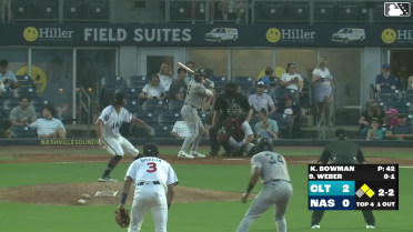 Kaleb Bowman In play, run(s) to Andy Weber