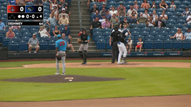 Eliazar Dishmey's 8th strikeout in his debut