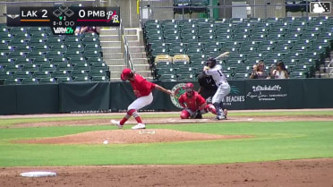 Nick Dumesnil homers (2) on a fly ball to left field.