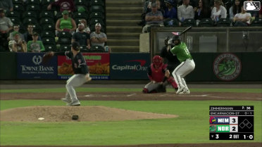 Christian Encarnacion-Strand homers (4) on a fly ball to left center field.