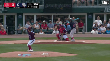 Vinny Capra homers (5) on a fly ball to left field.