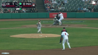 Jesús Báez doubles (4) on a fly ball to right fielder Quinn McDaniel. Jose Cordoba scores. Tre Richardson III to 3rd.