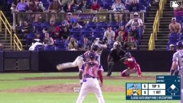 Bryce Rainer homers (4) on a fly ball to left center field. Garrett Pennington scores.
