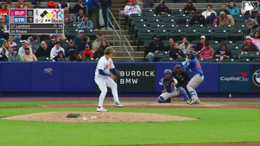 Josh Rivera strikes out swinging.
