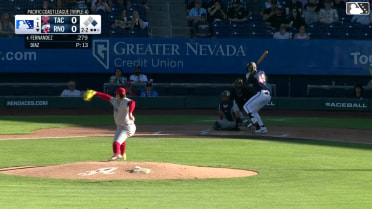 Jose Fernandez homers (5) on a fly ball to left center field. Kristian Robinson scores.