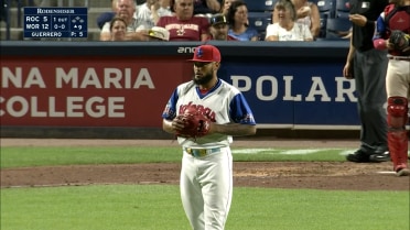 Luis Guerrero strikes out the side in the 9th