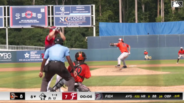 Jack Crowder In play, run(s) to Gavin Fien
