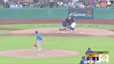 Francisco Acuna doubles (5) on a line drive to left fielder Clark Elliott. Ryan Jackson scores. Luis Verdugo scores.