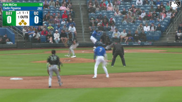 Derlin Figueroa singles on a ground ball to right fielder Esmith Pineda. Nolan Sailors scores. Asbel Gonzalez to 3rd. Blake Mitchell to 2nd.