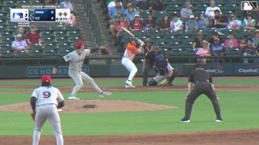 Tommy Sacco Jr. singles on a line drive to center fielder Carson Roccaforte. Trevor Austin scores. Luis Baez to 3rd.