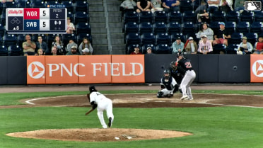 Jason Delay singles on a ground ball to left fielder Ernesto Martinez Jr. Allan Castro scores.