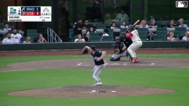Logan Porter homers (4) on a fly ball to left field.