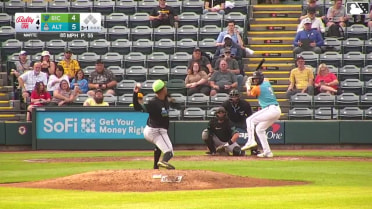 Lonnie White Jr. homers (8) on a fly ball to left field.
