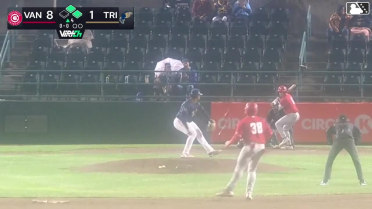 Maddox Latta singles on a line drive to right fielder Jorge Ruiz. Ryan Sprock scores.