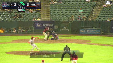 Cort MacDonald out on a sacrifice fly to left fielder Jose Ramos. Ronny Ugarte scores.