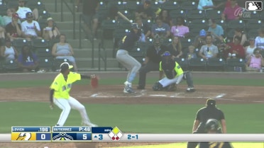 Eli Lovich singles on a line drive to right fielder Daniel Lopez. Ethan Conrad scores.